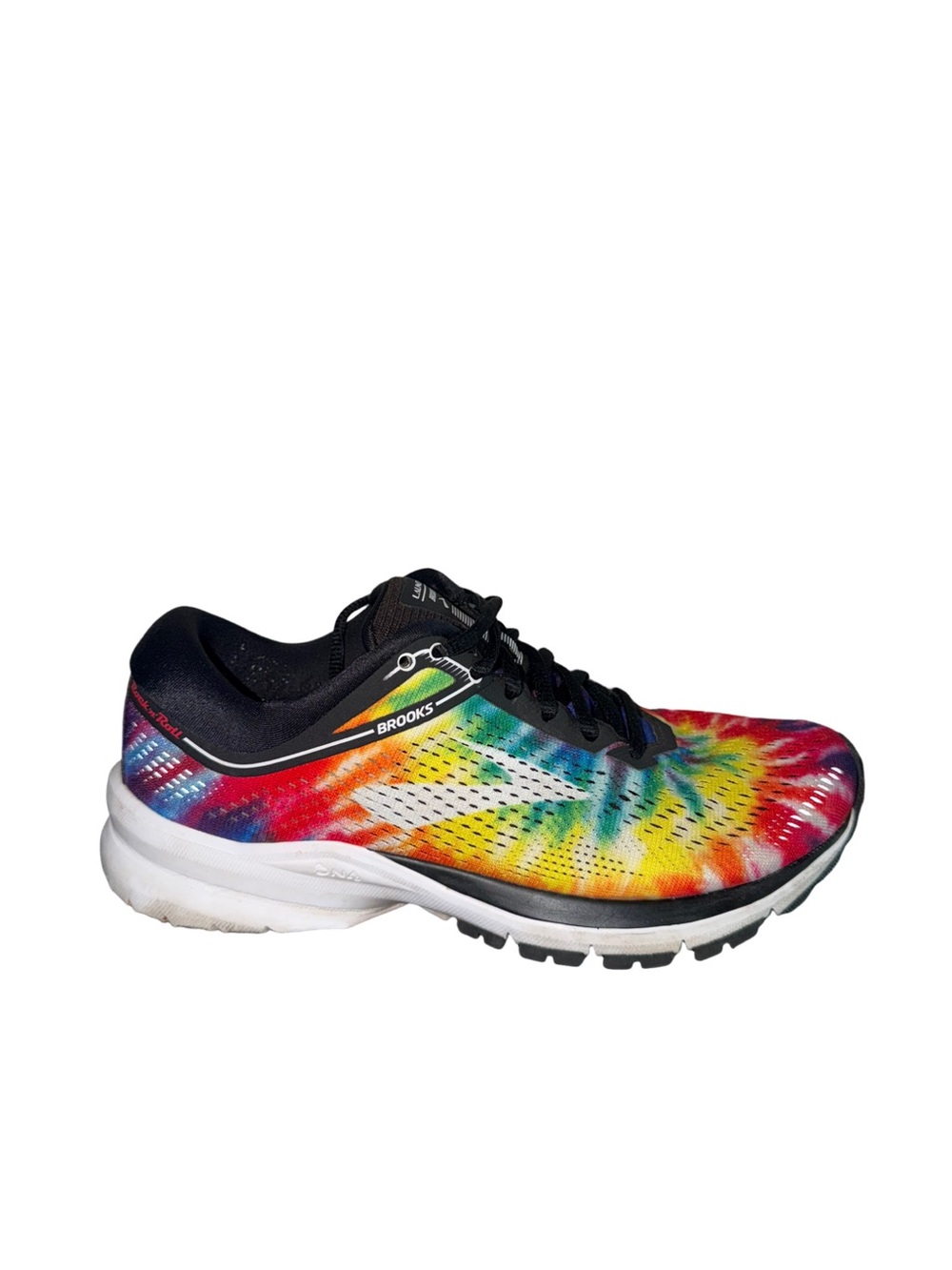 Women’s Launch Brooks Tie-Dye Multicolor Running Shoes size 7.5